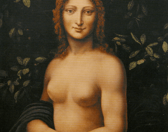 Monna Vanna Is not a nude Mona Lisa, but a nude woman figure with the head of one of LdV student