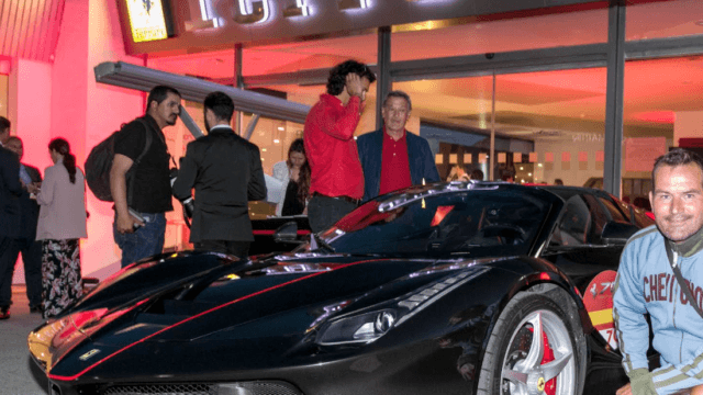 Black Laferrari aperta in Marbella Spain, 70 years celebrations Enzo Ferrari Black Laferrari aperta in Marbella Spain, 70 years celebrations Enzo Ferrari